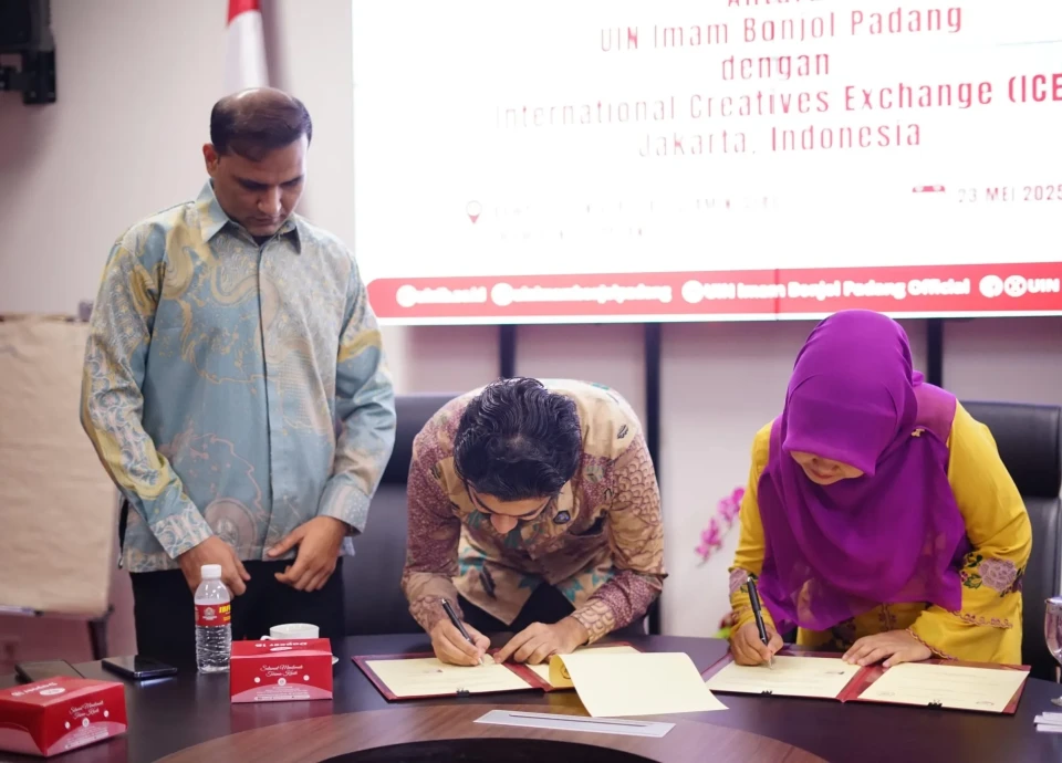 UIN Imam Bonjol Padang Inks Strategic MoU with International Creatives Exchange (ICE)